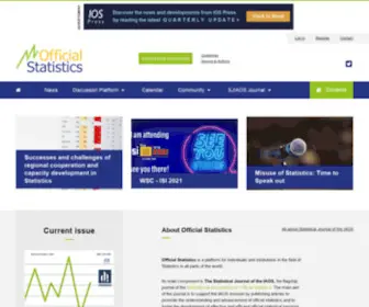 Officialstatistics.com(Statistical Journal of the IAOS) Screenshot