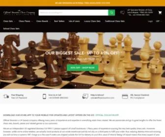 Officialstaunton.com(Shop for Chess Sets at the Official Staunton UK Online Store) Screenshot