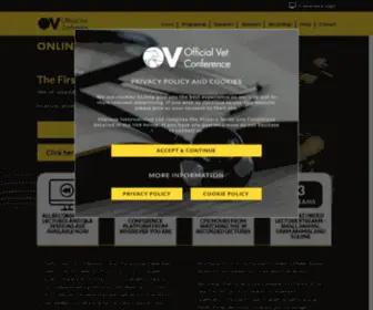 Officialvet.com(Official Vet Conference Online) Screenshot