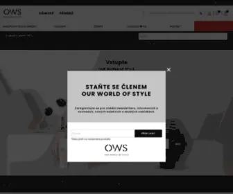Officialwatchshop.cz(OWS) Screenshot