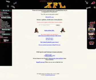 OfficialXfl.com(Official XFL.com The official site of the XFL football league) Screenshot