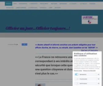 Officierunjour.net(Défense Nationaleré) Screenshot