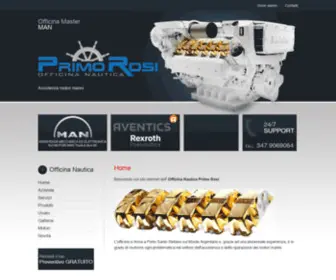 Officinaprimorosi.it(Officina Primo Rosi Riparazione ed assistenza motori marini) Screenshot