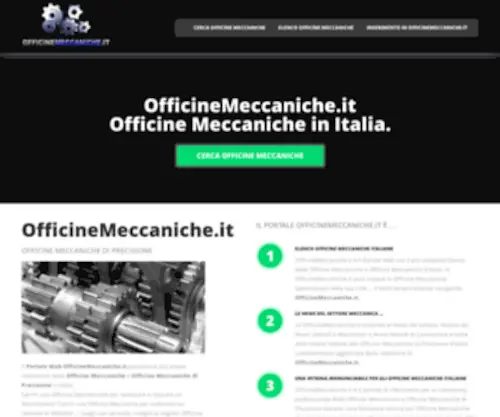 Officinemeccaniche.it(Officine Meccaniche e Officine Meccaniche di Precisione by) Screenshot