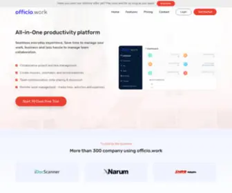 Officio.work(All-In-One Productivity Platform for the modern organization) Screenshot