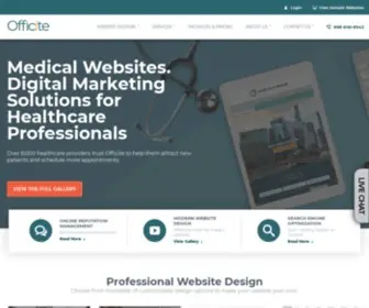 Officite.com(Professional Medical Websites & Online Marketing) Screenshot