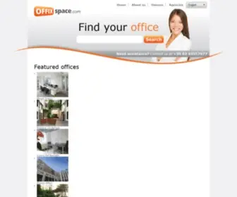 Offixspace.com(Office spaces for rent) Screenshot