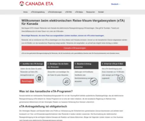 Offiziell-Kanada-Eta.de(Kanada eTA) Screenshot