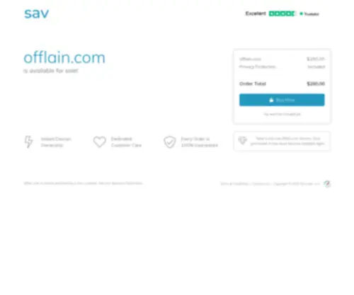 Offlain.com(The premium domain name) Screenshot
