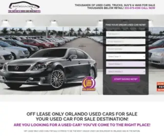 Offleaseonlyorlando.com(Off Lease Only Used Cars for Sale in Orlando Florida) Screenshot