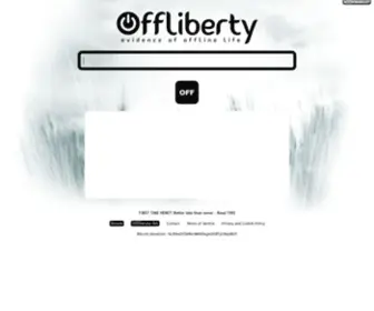 Offliberty.xyz(Evidence of offline life) Screenshot