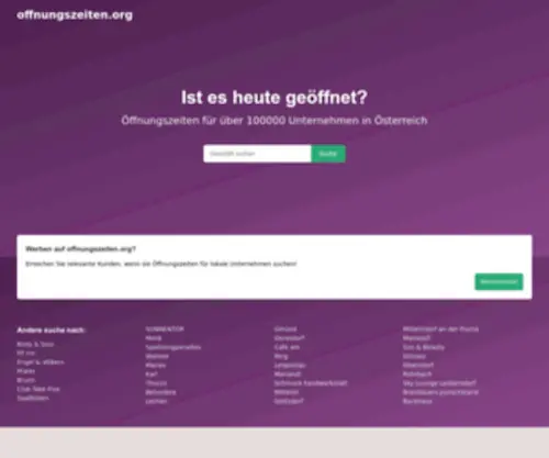 Offnungszeiten.org(Offnungszeiten) Screenshot