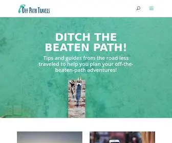 Offpathtravels.com(Adventure Travel Blog) Screenshot