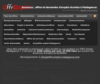 Offre-Emploi-Madagascar.com(Recrutement) Screenshot