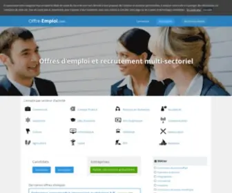 Offre-Emploi.com(Offres d'emploi et de stages tous secteurs) Screenshot