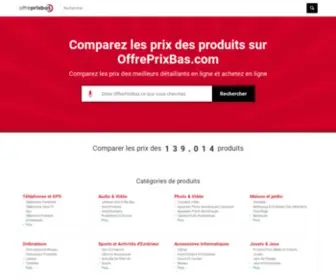 Offreprixbas.com(Find And Compare The Hottest Deals From Across The Web) Screenshot