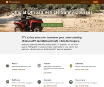 Offroad-ED.com(Offroad Safety Course with Online Exam) Screenshot