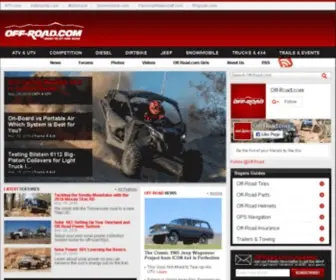 Offroad.com(Reviews, Racing, Parts, ATVs, UTVs, 4x4s, Trucks, Forums) Screenshot