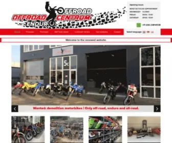 Offroadcentrum.com(Offroadcentrum, Enduro and Off road spareparts and motorbikes) Screenshot