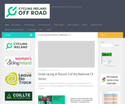Offroadcyclingireland.ie(Mountainbiking, Enduro and Cyclocross in Ireland) Screenshot