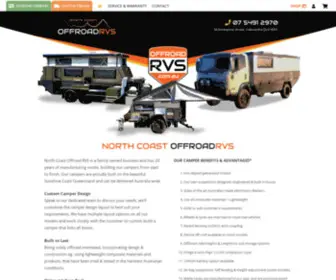 Offroadrvs.com.au(Offroad Campers & Expedition Trucks) Screenshot