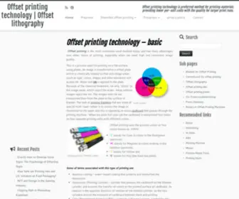 Offsetprintingtechnology.com(Offset printing technology) Screenshot