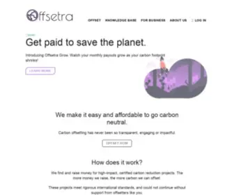 Offsetra.com(Offsetra) Screenshot