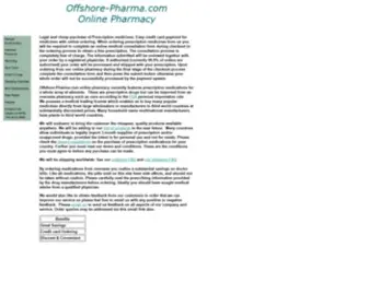 Offshore-Pharma.com(Cheap Medicines Online) Screenshot