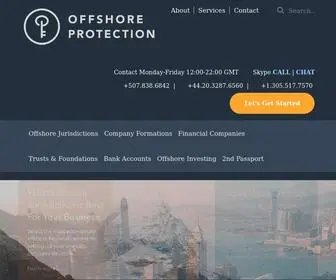 Offshore-Protection.com(Offshore Service Provider) Screenshot