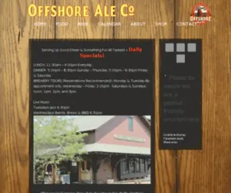 Offshoreale.com(Offshore Ale Company) Screenshot