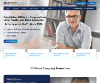 Offshorecompany.com(Offshore banking) Screenshot
