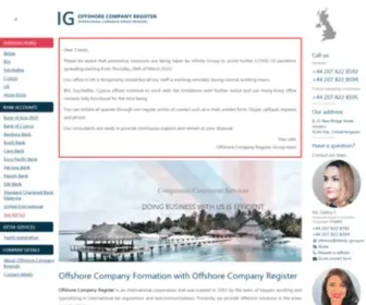 Offshorecompanyregister.com(Offshore company) Screenshot