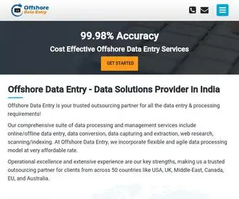 Offshoredataentry.com(Offshore Data Entry Services Company India) Screenshot