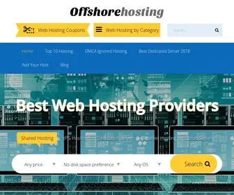 Offshorehosting.info(Best Web Hosting Providers with 100% real reviews) Screenshot