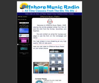 Offshoremusicradio.com(Internet Radio Stations Offshore Music Radio 60s music 70s music Oldies Internet Radio Web casting) Screenshot