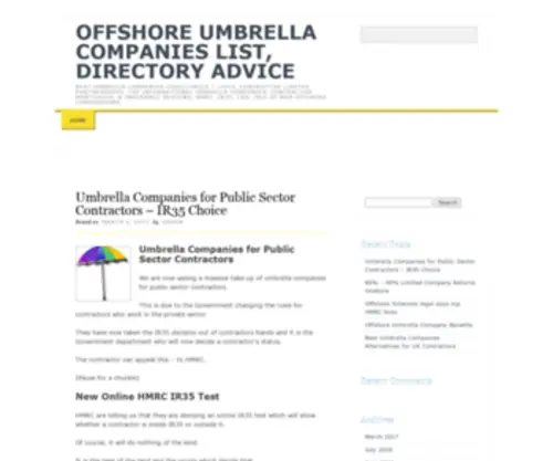 Offshoreumbrellacompanies.com(Offshore Umbrella Companies) Screenshot