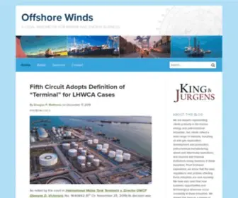Offshorewindsblog.com(Offshore Winds) Screenshot