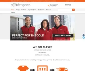 Offsidesports.com(Embroidery, Screen Printing Design & Custom Uniforms) Screenshot