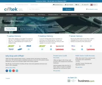 Offtek.co.uk(Computer Memory) Screenshot
