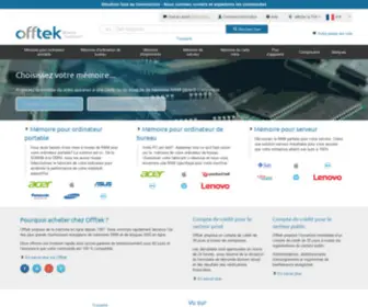 Offtek.fr(Trouvez facilement les mémoires qu’il vous faut pour vos mises à niveau ) Screenshot