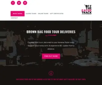 Offtheeatentracktours.ca(Off The Eaten Track) Screenshot