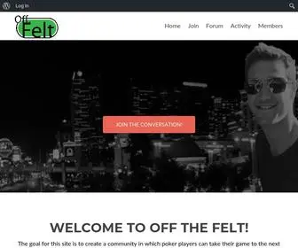 Offthefelt.com(Off The Felt) Screenshot