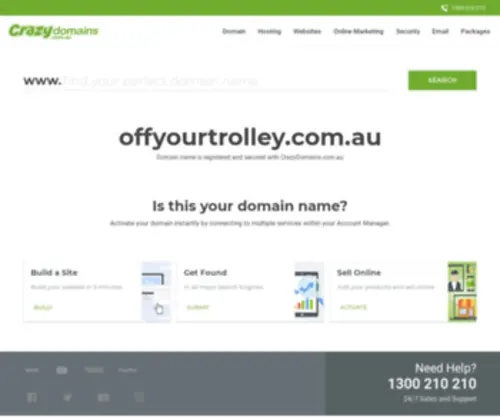 Offyourtrolley.com.au(Crazy Domains) Screenshot