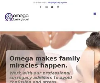 Ofgsurrogacy.com(Omega Family Global Surrogacy Agency) Screenshot