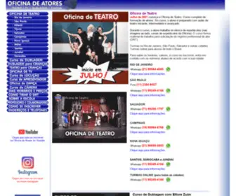 Oficinadeatores.com.br(OFICINA DE ATORES) Screenshot