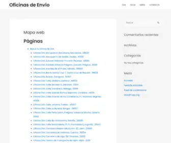 Oficinaenvio.es(Mapa web) Screenshot