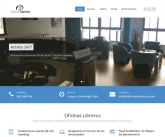 Oficinaslibreros.com(Tus oficinas en la Milla de Oro de Valencia) Screenshot