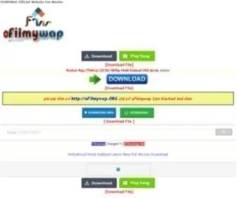 Ofilmywap.com(Ofilmywap) Screenshot