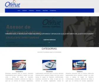 Ofimat.com.gt(OFIMAT) Screenshot