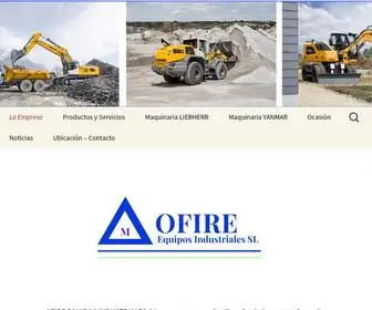 Ofire-SL.com(Equipos Industriales) Screenshot